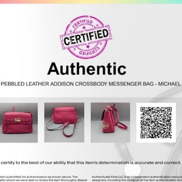 Michael Kors Addison Pink Structured Pebble Leather Bag - Picture 4 of 10